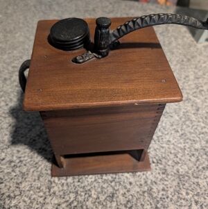 Vintage Wooden Coffee Grinder